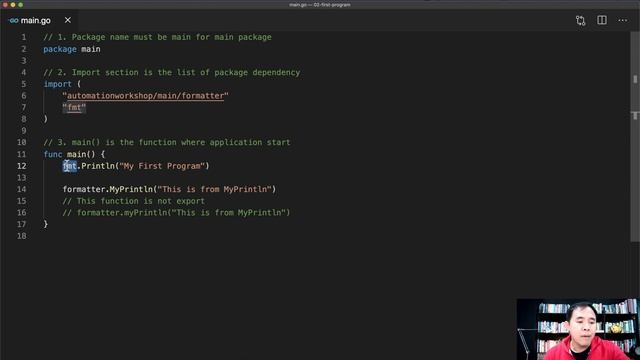 Automation & Microservices ด้วย Golang & K8S ตอนที่ 1 และ 2 - Install Golang & First Program смотреть онлайн