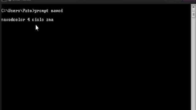 Základné príkazy v cmd.exe (popis videa) смотреть онлайн