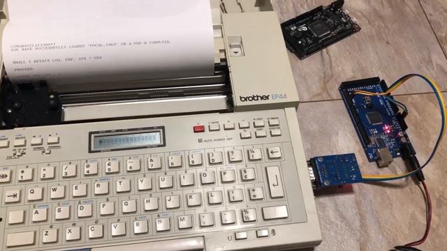 DEC PDP-8 on Arduino Mega 2560 & Arduino DUE, 4K running FOCAL 69 смотреть онлайн