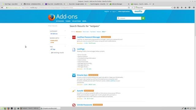 linux mint 18 xfce 6 lastpass xmarks are both interesting extensions to have on any browser смотреть онлайн