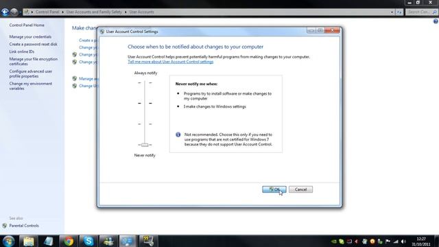 How To Disable The UAC In Windows 7 (2 Ways) || DefileTK смотреть онлайн