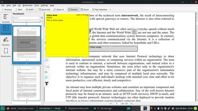 Review: Okular || Awesome PDF Viewer || Best PDF Viewer that I have tried yet. смотреть онлайн
