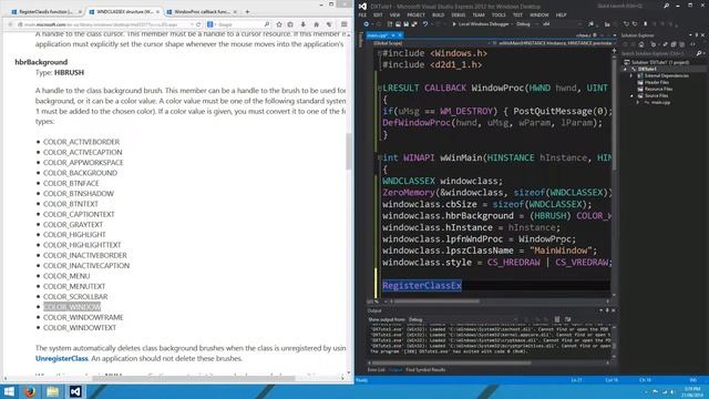 Direct2D Tutorial 2: Showing a Window смотреть онлайн
