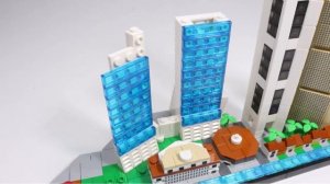 Lego Architecture 21057 Singapore Stop Motion Build, opening and Gallery Review