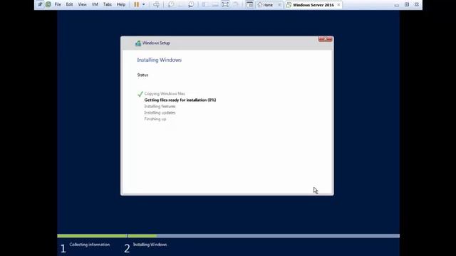 how to install windows server 2016 to vmware 12 pro смотреть онлайн