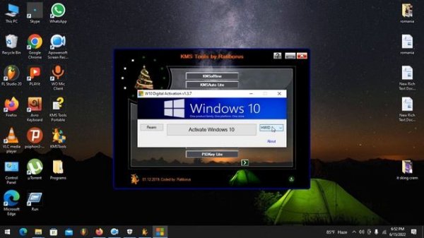 W10 Digital Activation.exe" and Click on "Activate Windows 10"