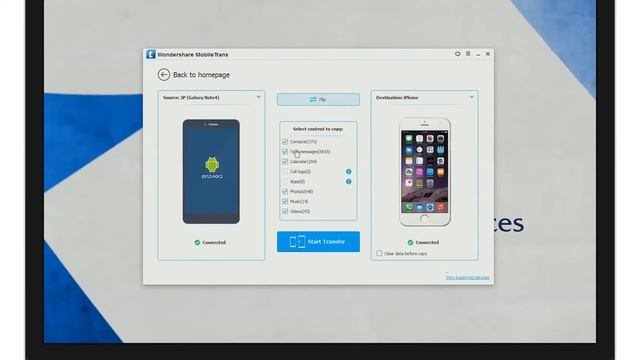 MobileTrans (Windows): Transfer Data and Files between Two Android Devices смотреть онлайн