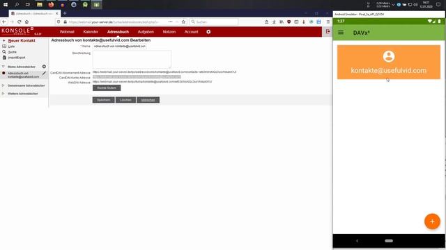 Android: Kontakte synchronisieren ohne Google! (CardDav mit DAVx⁵ bei web.de, gmx, posteo) смотреть онлайн