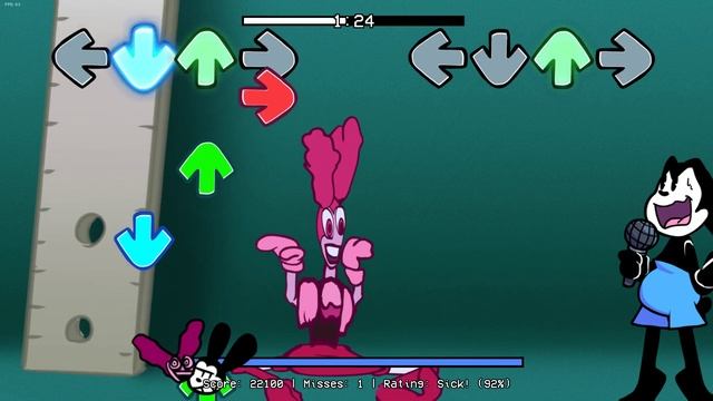 Friday Night Funkin Oswald The Lucky Rabbit Mod Halloween Update смотреть онлайн