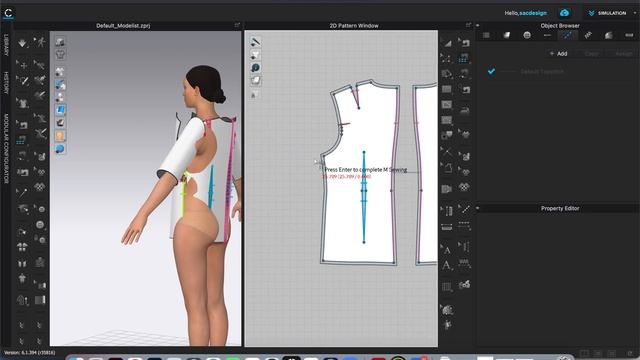 5. How to Import a DXF into CLO3D Project: Sewing Part 2 смотреть онлайн