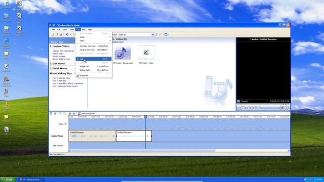 Editing a video in WINDOWS XP! (19 Years Old!) смотреть онлайн