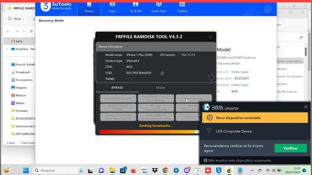Bypass iPhone 7 na Senha de Bolinha com FRPFILE RAMDISK | Guia Completo e Registro no Pix смотреть онлайн