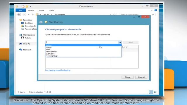 How to change HomeGroup 'share' settings from Explorer in Windows® 8.1 смотреть онлайн