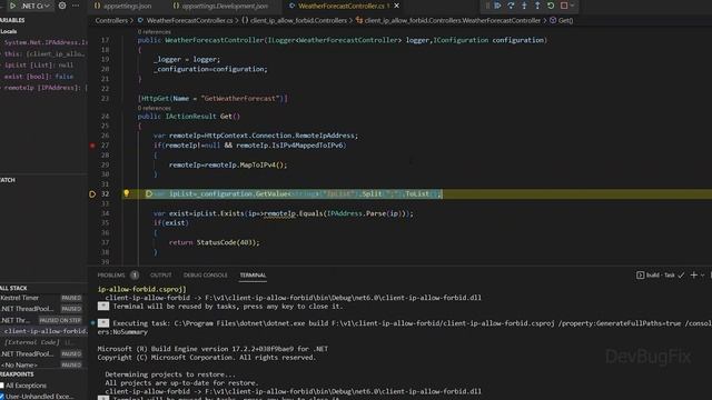 ASP NET Core 6 | Client IP safelist | Restrict IP | Access App on specific IP смотреть онлайн