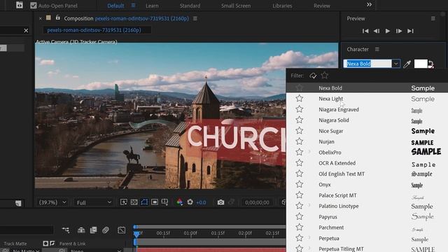 3D Text Tracking in After Effects Tutorial 🎥 3D Camera Tracker [+] смотреть онлайн