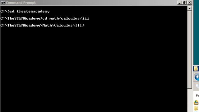 Windows CLI Change Directory Current Directory смотреть онлайн