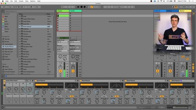 Beat Repeat for Live Performance in Ableton Live Tutorial // Keep Music Going Video Series смотреть онлайн