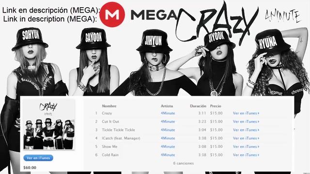 4Minute Crazy - EP | Descargar | iTunes Plus M4A ACC смотреть онлайн
