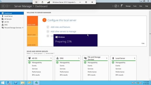 In Place Upgrade Domain Controller DC Active Directory Domain Services ADDS Windows Server 2012 201 смотреть онлайн