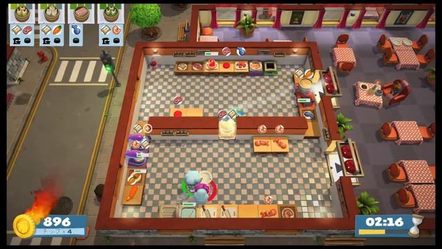 Overcooked 2 Kevin 7 - 3 players - Score: 2356 смотреть онлайн