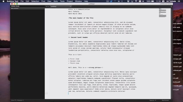 Demonstration of markdown + pandoc + mactex смотреть онлайн