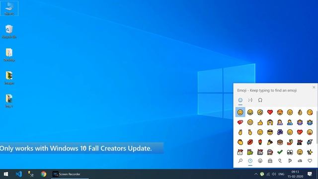 Open Emoji window using shortcut key in windows operating system смотреть онлайн
