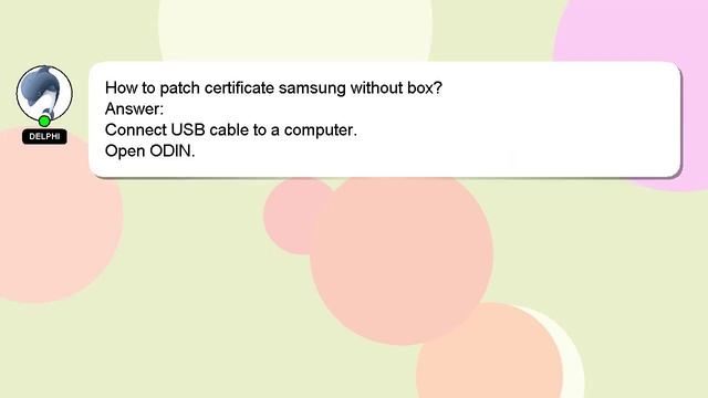 How to patch certificate samsung without box? смотреть онлайн