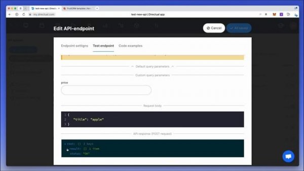 08.02.24 | Улучшенный API-конструктор. Обновления Directual