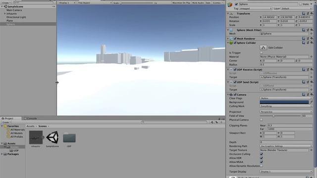 Simulink(Matlab)-C#(Unity) UDP Test1 (Drone simulation) смотреть онлайн