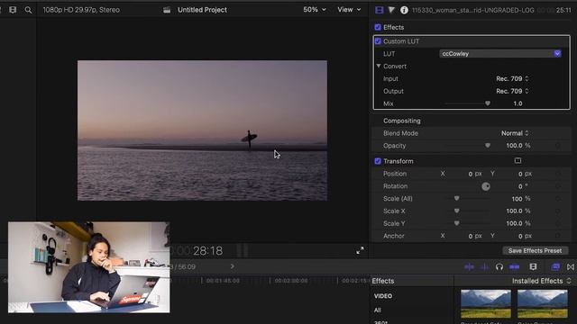 Using LUTs In Final Cut Pro | Installing and Colour Grading смотреть онлайн