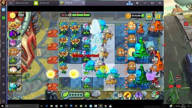 plants vs zombies 2 Far Future Day 33 don't trample in the flower Gaemplay Walktrough смотреть онлайн