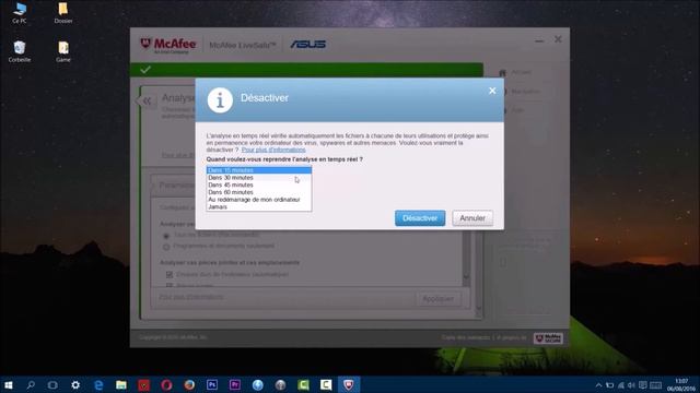 [TUTO] Désactiver/Activer son antivirus McAfee rapidement 2016 смотреть онлайн