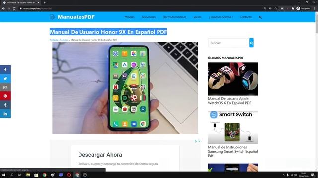 Manual De Usuario Honor 9X En Español PDF 🤓📕📚 смотреть онлайн