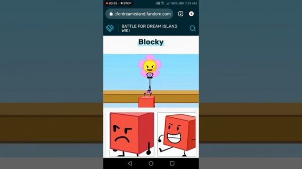Blocky - BFDI wiki