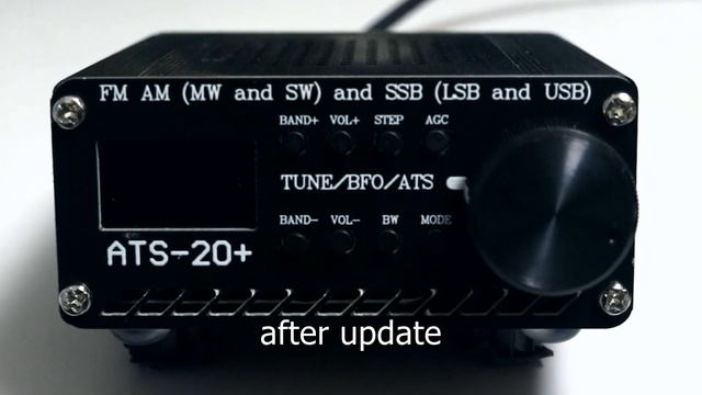 ATS-20+ (PLUS): Firmware update from V2.0.4 to V3.0.7g смотреть онлайн