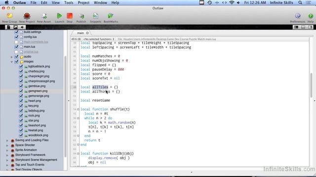 Mobile Game Development With Corona SDK | The Puzzle Game Foundation смотреть онлайн