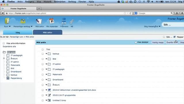 Mac: Öppna pdf samt använda ljudinspelaren, ladda upp fler filer i Fronter, Firefox смотреть онлайн