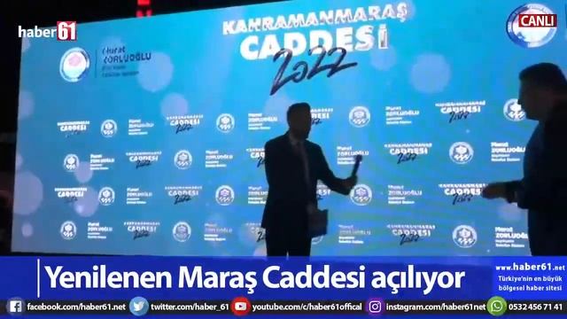Trabzon'da yenilenen Maraş Caddesi açılıyor- Canlı yayın смотреть онлайн