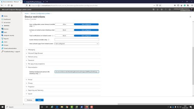 Configuring Windows 10 devices with Desktop and Lockscreen background using MEM смотреть онлайн