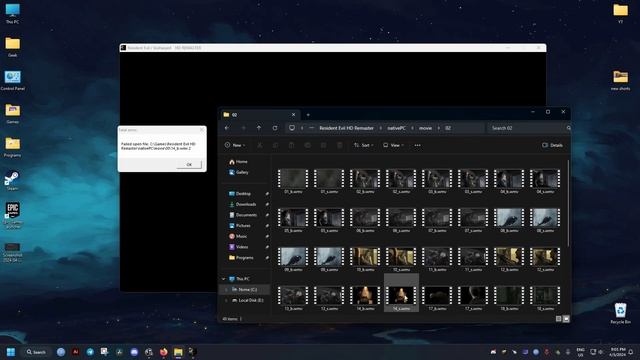 Fix Resident Evil HD Remaster Fatal Error "Failed Open File" Crash смотреть онлайн