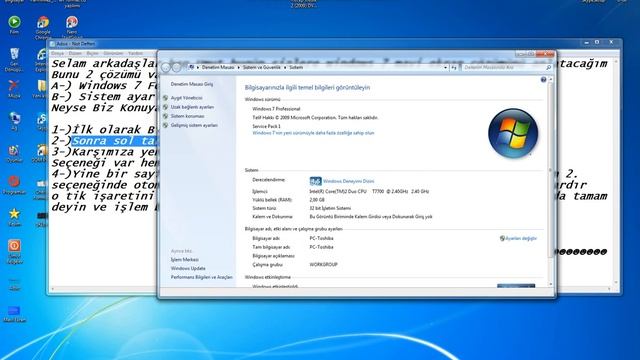 Microsoft Windows 7 Mavi Ekran Sorununun Çözümü. смотреть онлайн