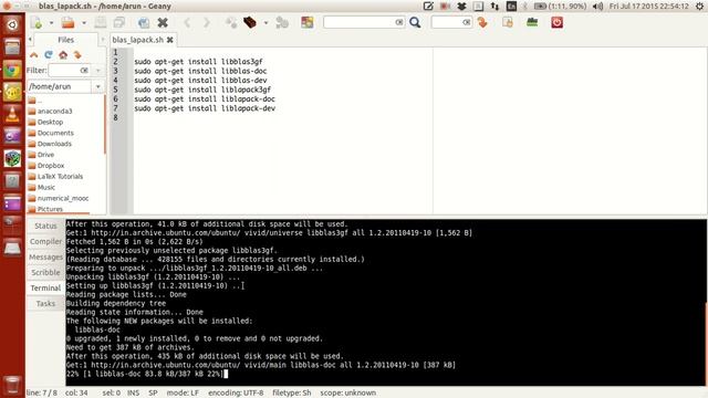 Installing BLAS and LAPACK in linux смотреть онлайн