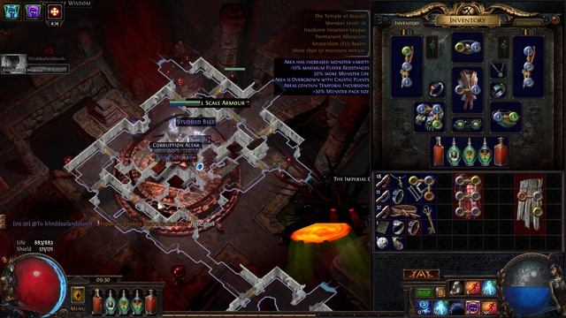 Path of Exile: Hardcore Incursion: Trying to double corrupt my 6-link Inpulsas смотреть онлайн