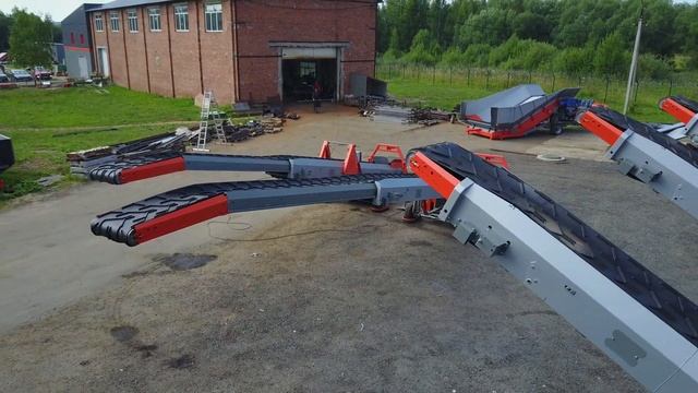 Буртоукладчики Клинмаш: видео с площадки завода смотреть онлайн