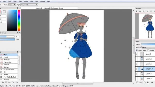 ☆ Stars - FireAlpaca Speedpaint ☆ смотреть онлайн