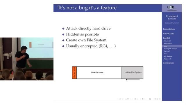 Évolution des Rootkits - LSE Week 2012 смотреть онлайн