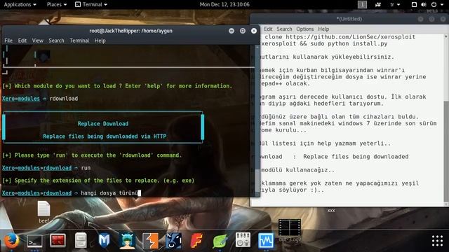 Kali Linux XerosploiT | Download Replacing | Mitm смотреть онлайн
