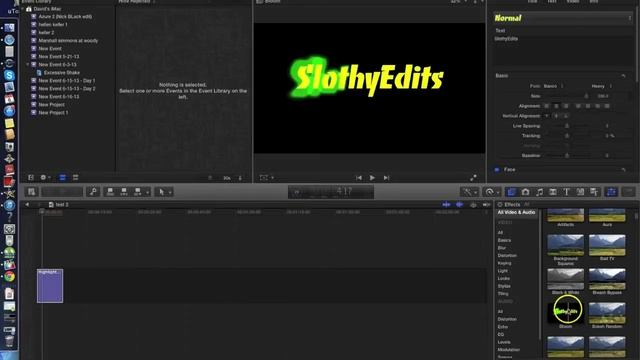 How to make a simple intro using Final Cut Pro (MAC) смотреть онлайн