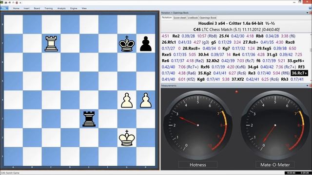 Houdini 3 x64 Vs. Critter 1.6a, LTC Chess Match Game 17 смотреть онлайн