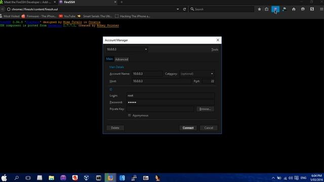 FireSSH - SSH Client for Firefox Web Browser смотреть онлайн